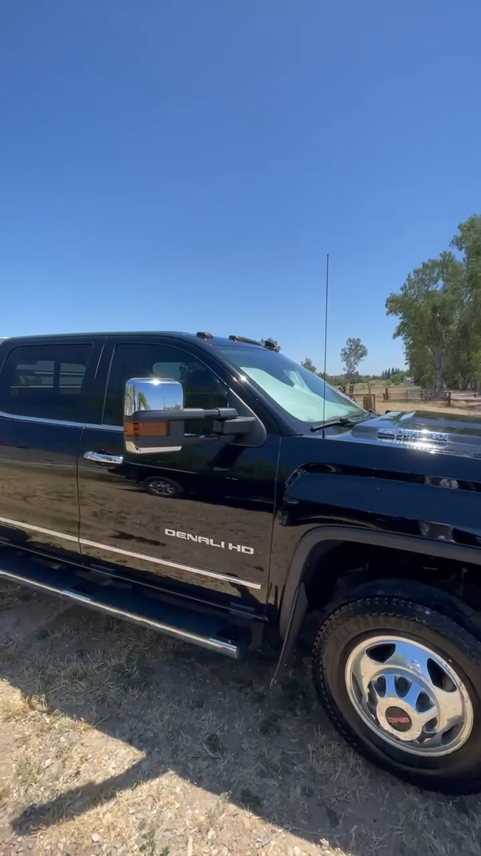 Polish finish video poster showing black truck gloss